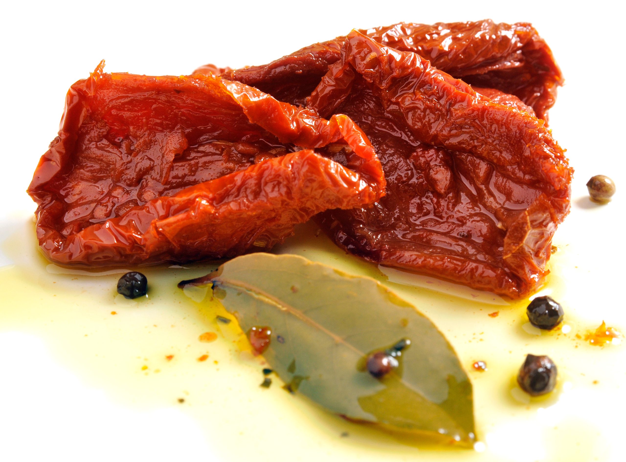 tomates confites laurier